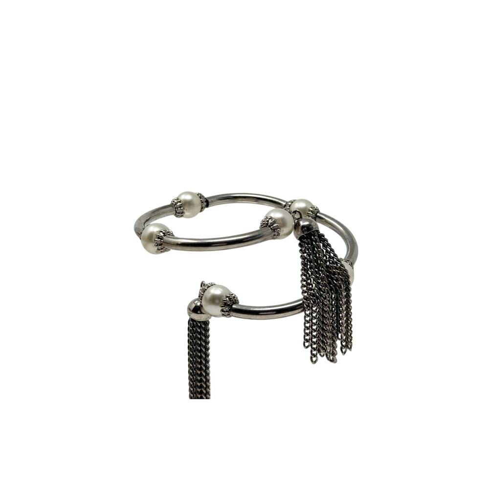 Miriam Haskell Style Double Loop Bracelet Vintage… - image 2